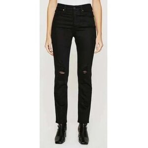 AG Adriano Goldschmied Jeans Women 26 Black Alexxis High Rise Vintage Slim